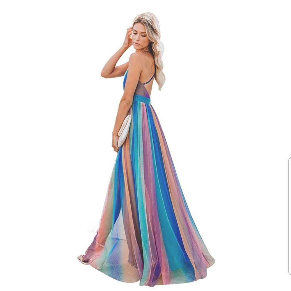 Colorful Maxi Dress - Picture 2 of 8